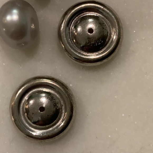 Honora Pearl Earrings with Removable Sterling Jackets, NIB - Picture 7 of 8